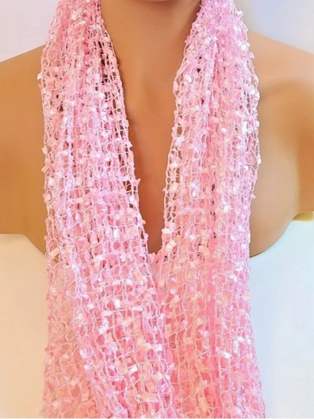 Kirks folly pink scarf new